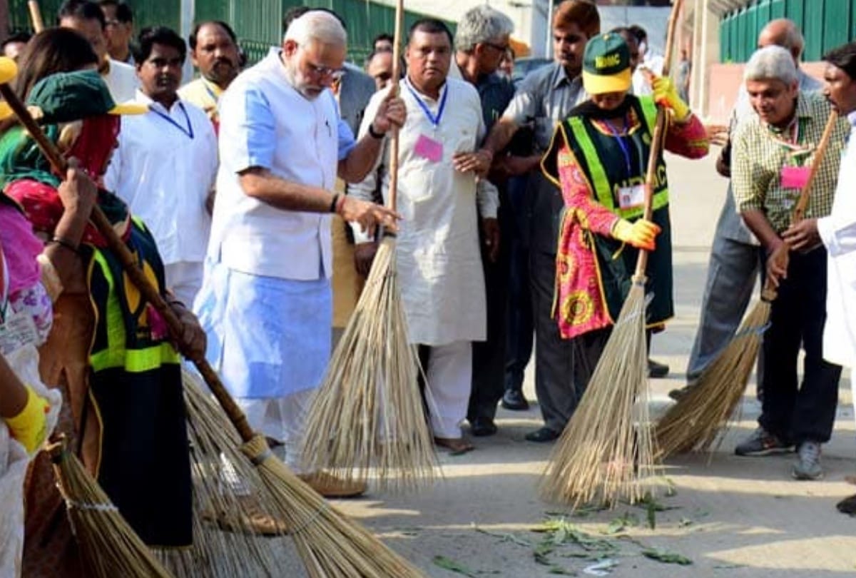 Pm Narendra modi launch swachhata hi seva movement