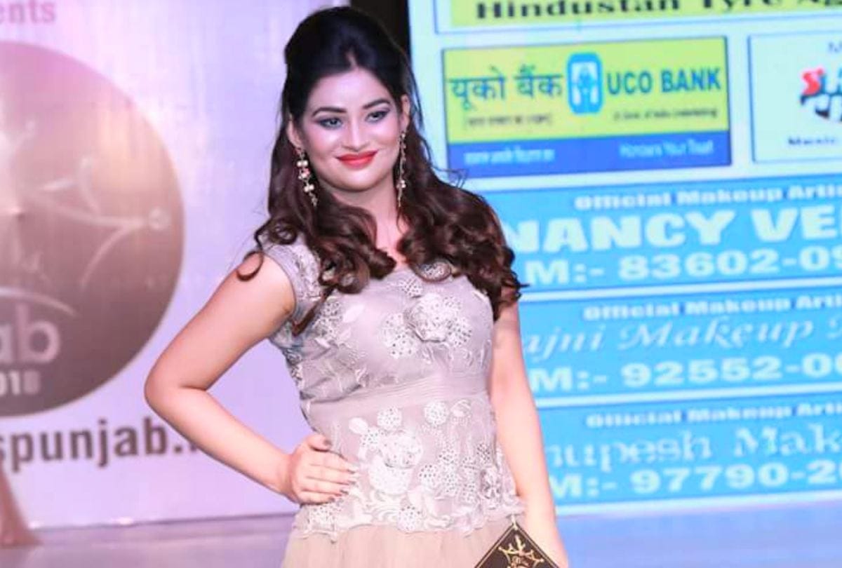 Muskan Chandel in Final of Mrs Punjab beauty pageant