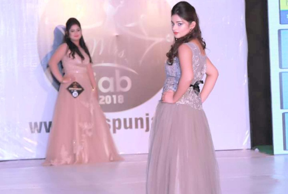 Muskan Chandel in Final of Mrs Punjab beauty pageant
