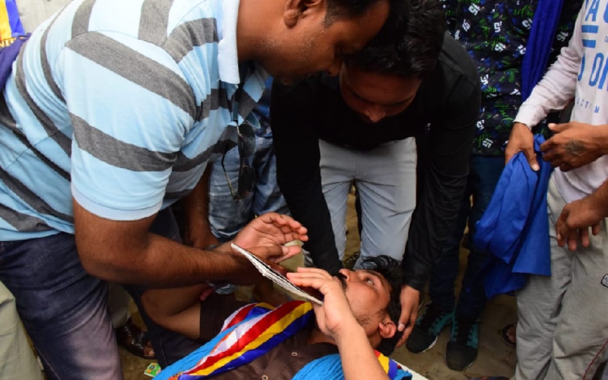 After Mayawati statement Chandra Shekhar ravan got sick became unconscious