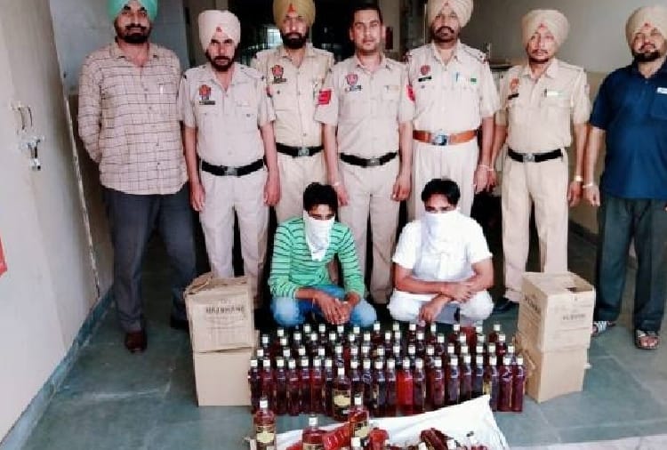 Chandigarh's liquor box was caught in Barnala
