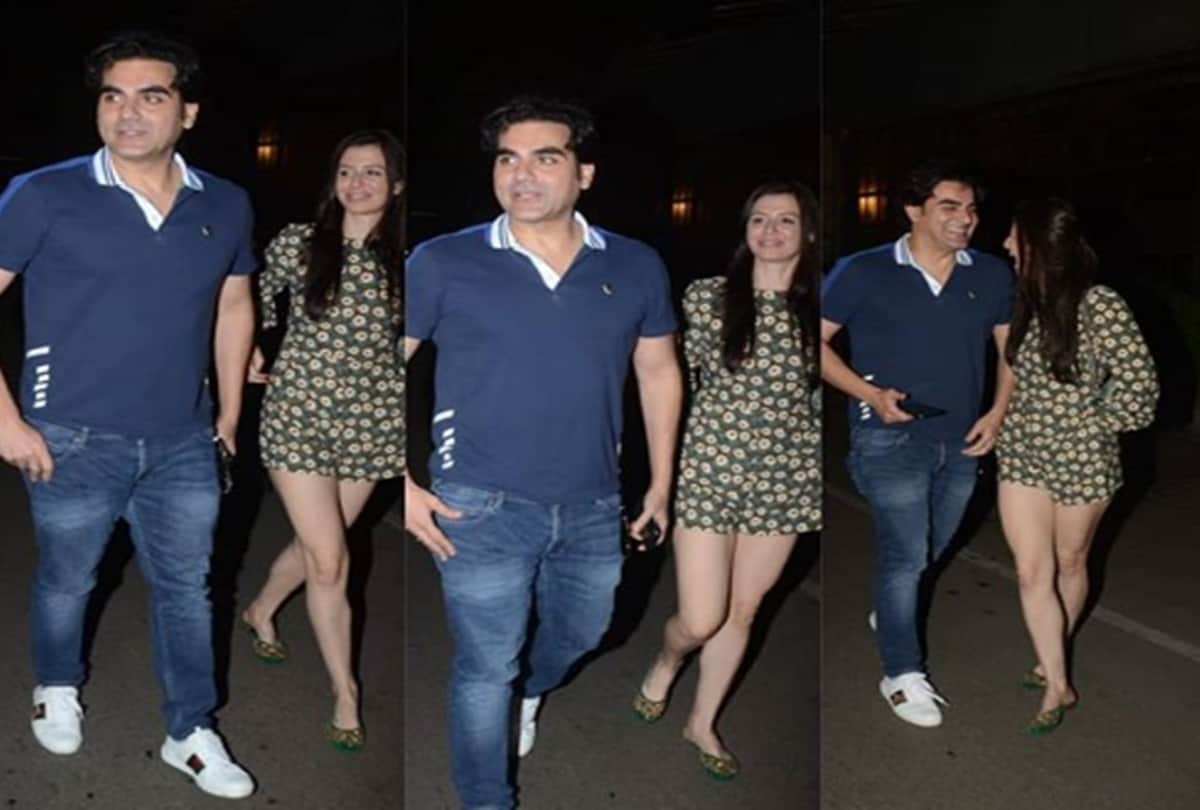 Arbaz Khan Spotted With His Girlfriend Georgia Andriani in cafe