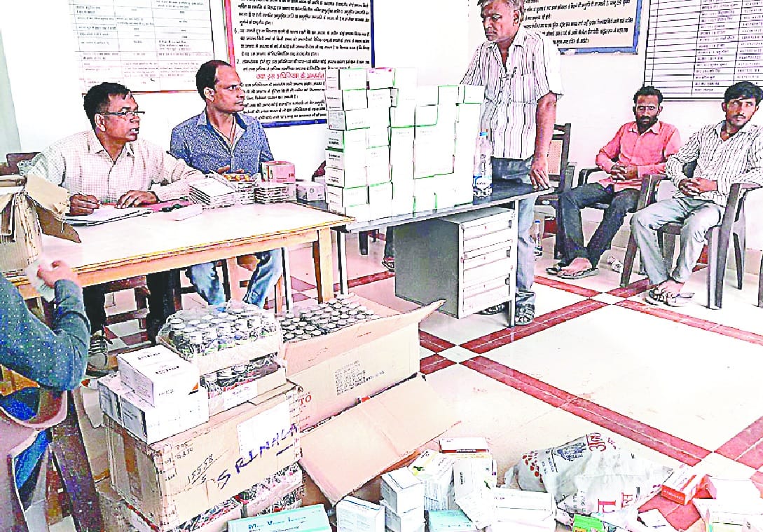 Restricted medicines caught from a medical store