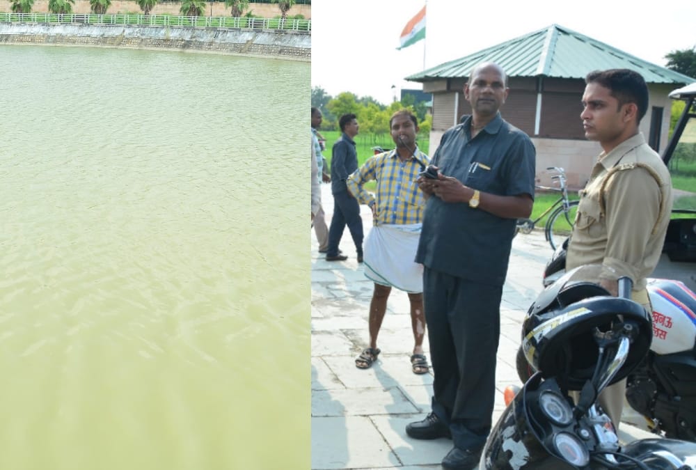 A child get drowned in lake of janeshwar mishra park.