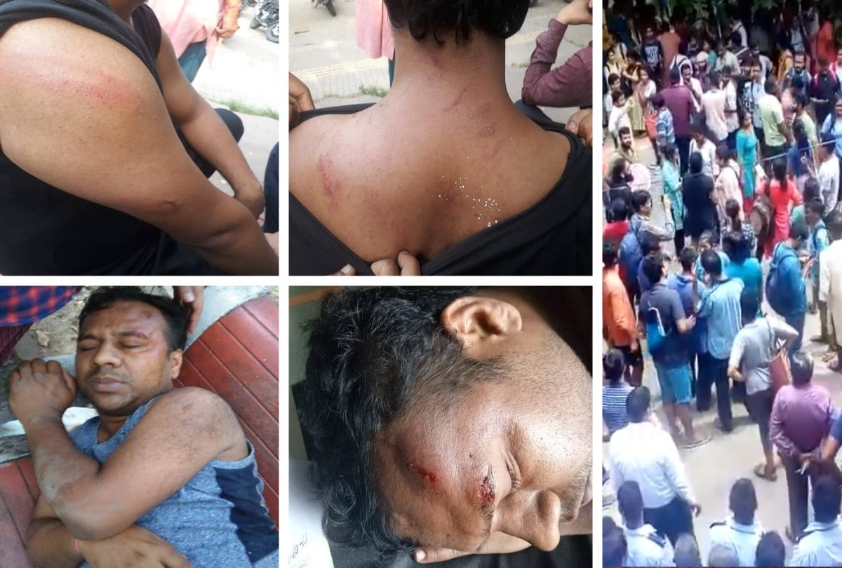 after hours of jnusu election results campus see clash between abvp and left alleges each other