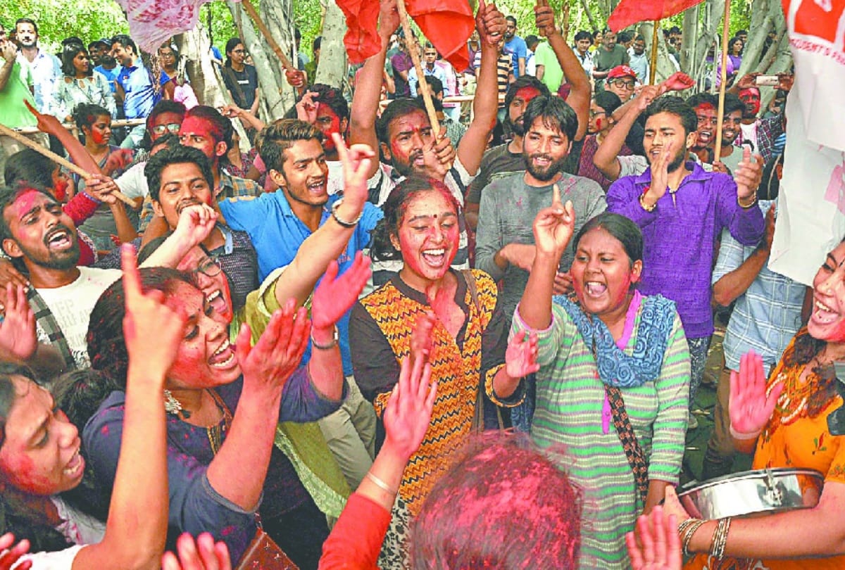 JNUSU election 2018 was anti Modi trial in india
