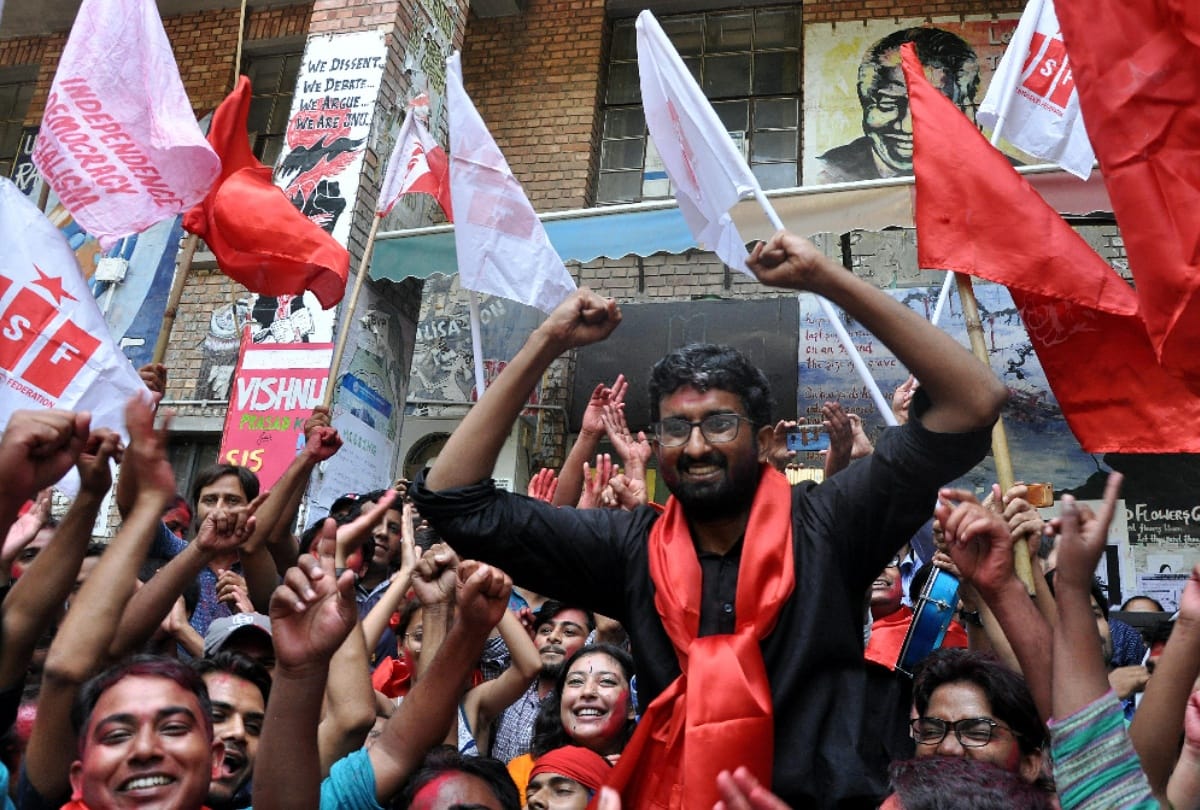 JNUSU election 2018 was anti Modi trial in india