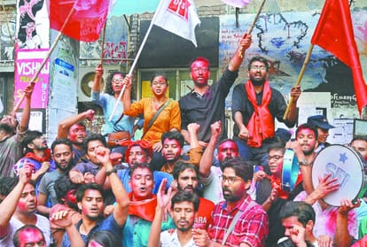 JNUSU Election wins Left Alliance, kanhaiya kumar comments on ABVP