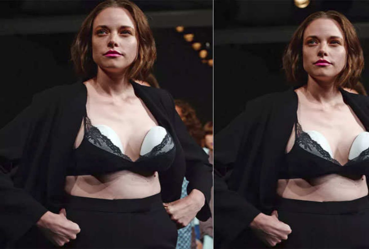 London Fashion Week Model wore breast pumps on the catwalk