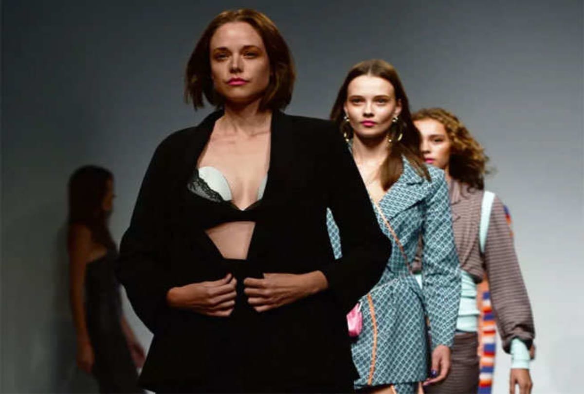 London Fashion Week Model wore breast pumps on the catwalk