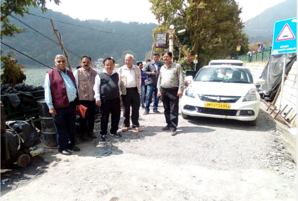 Nainital Mall road reconstruction work complete vehicles allowed to run soon