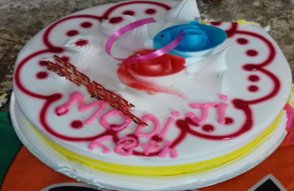 Muslims celebrates Prime Minister Narendra Modi's birthday in agra