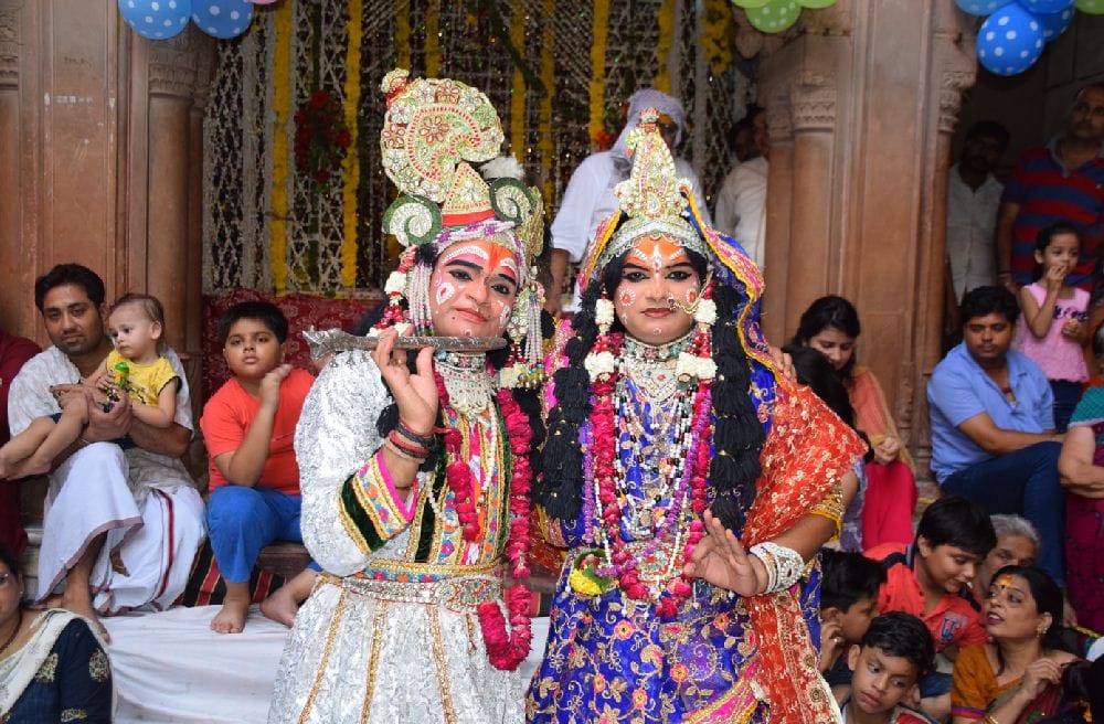 radhastami celebrations at shrije mandir barsana