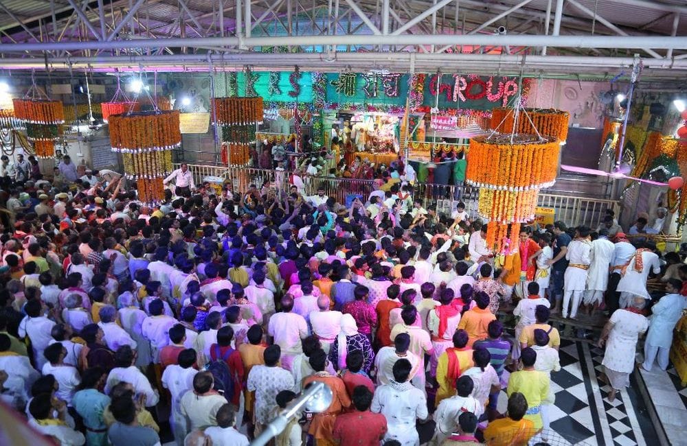 radhastami celebrations at shrije mandir barsana