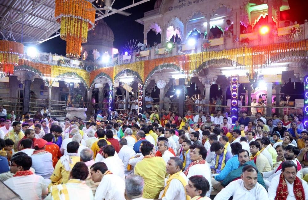radhastami celebrations at shrije mandir barsana