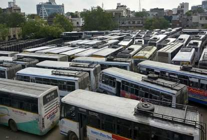 4716 buses stalled in Rajasthan, more than 10 lakh passengers disturbed due to strike