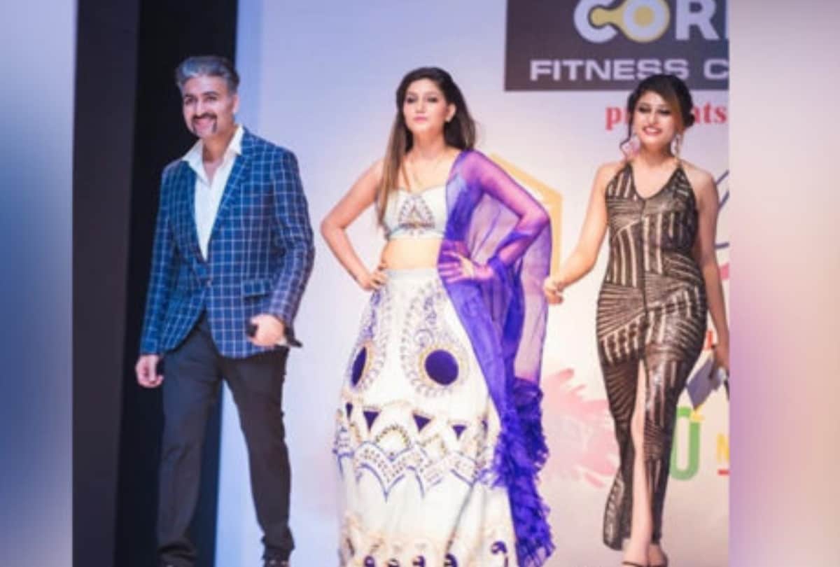 Sapna Choudhary Ramp Walk in Fitness event