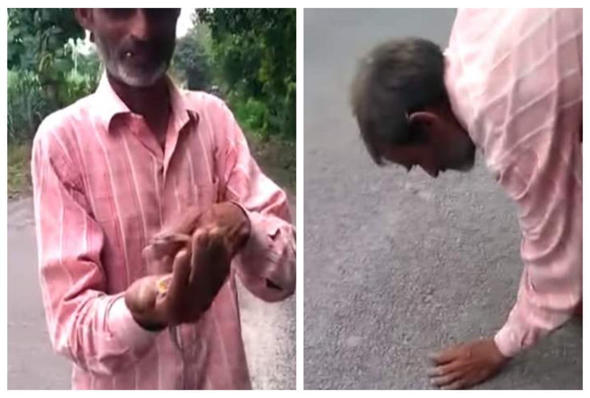 Man Eats Live Snake At Amroha In Uttar Pradesh Dies