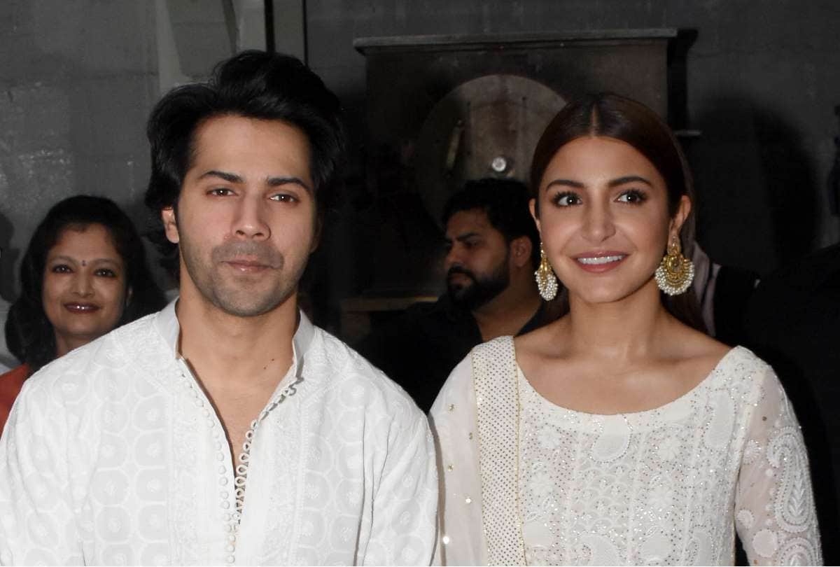 anushka and varun in lucknow for the promotion of sui dhaga