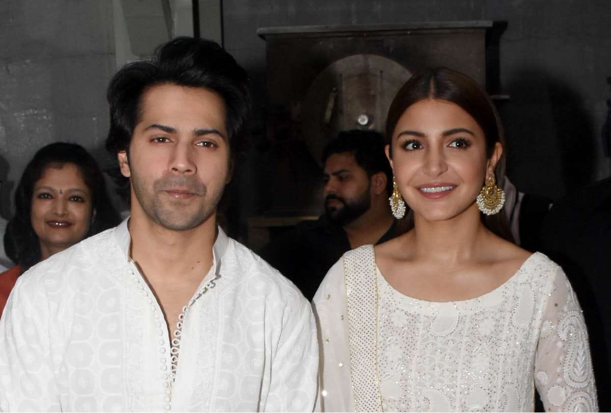 anushka and varun in lucknow for the promotion of sui dhaga