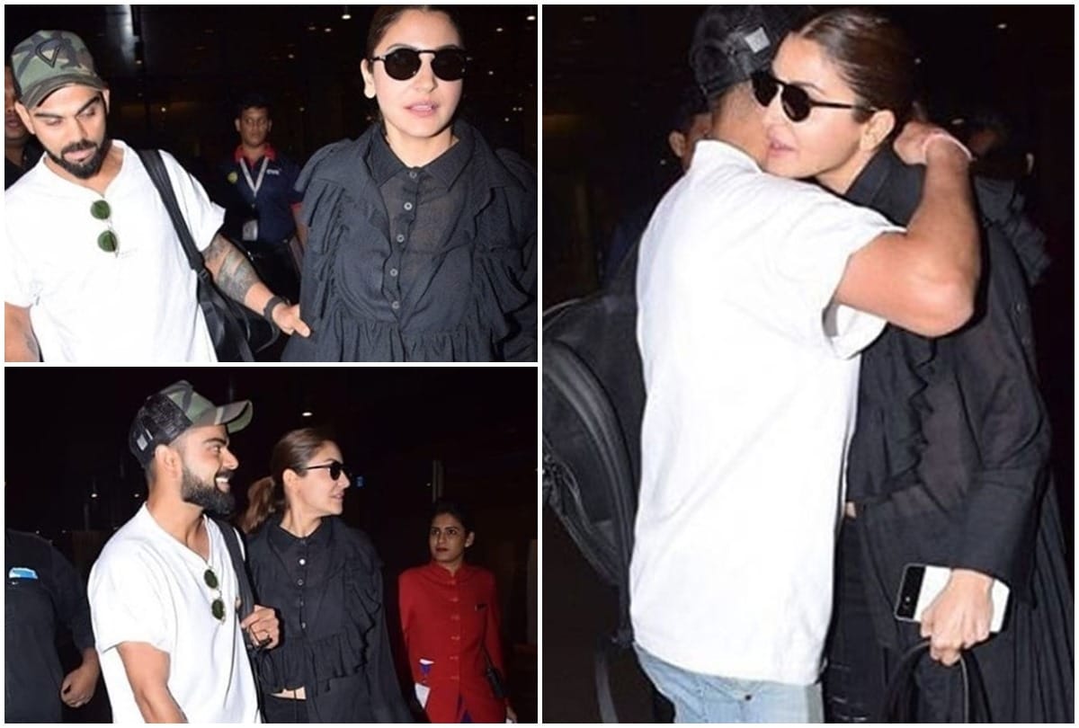 Team India captain Virat Kohli spending time with his better half Anushka Sharma, see pics