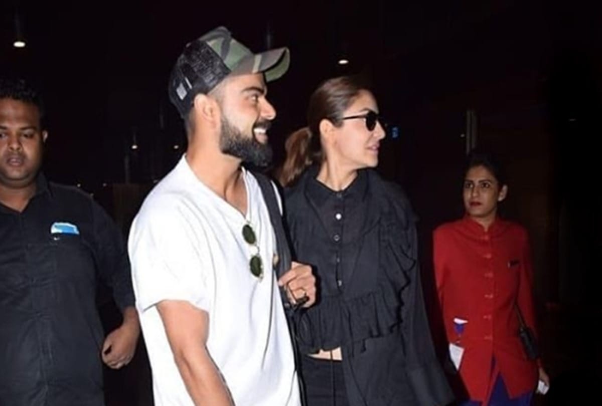 Team India captain Virat Kohli spending time with his better half Anushka Sharma, see pics