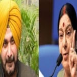 Navjot singh sidhu and Sushma swaraj