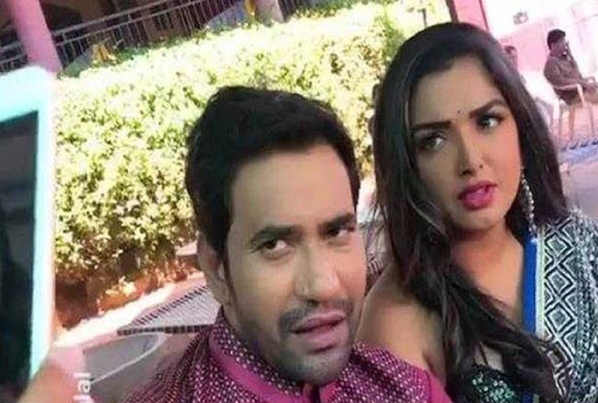 nirhua dinesh lal yadav amrapali dubey face app instagram video Modi Sonia gandhi comment is viral