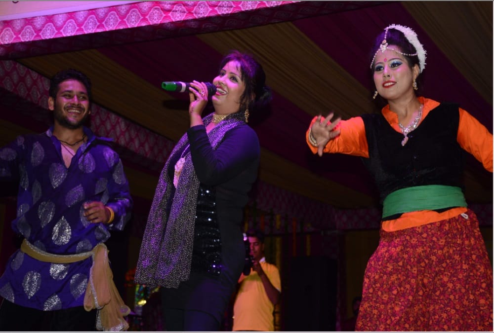 Bhojpuri singer Devi singh arrives dehradun for Vishwakarma puja 2018