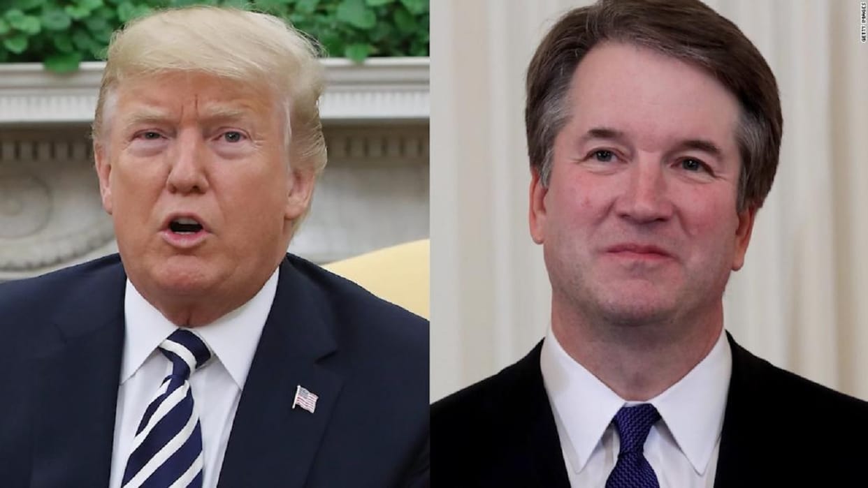 Donald Trump said this should not be done with Judge Brett Kavanaugh facing assault allegations