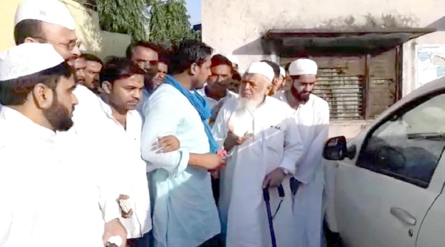 Meeting between Maulana arshad madani and Chandrasekhar in Saharanpur