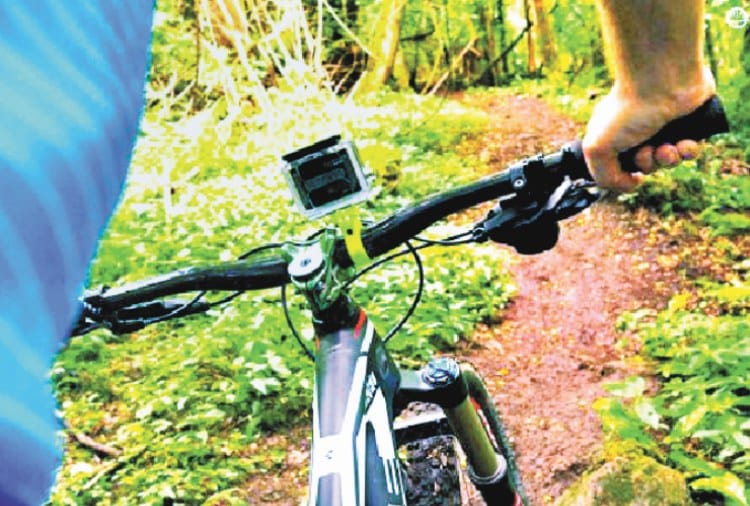 Jalandhar Army Area Reiki Via Camera on Cycle, Video Uploaded on Youtube