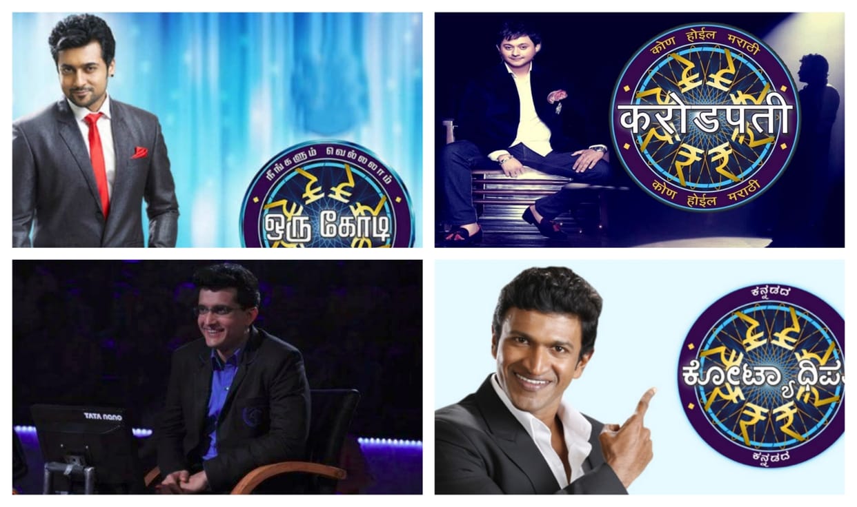 Different versions and hosts of Kaun Banega crorepati