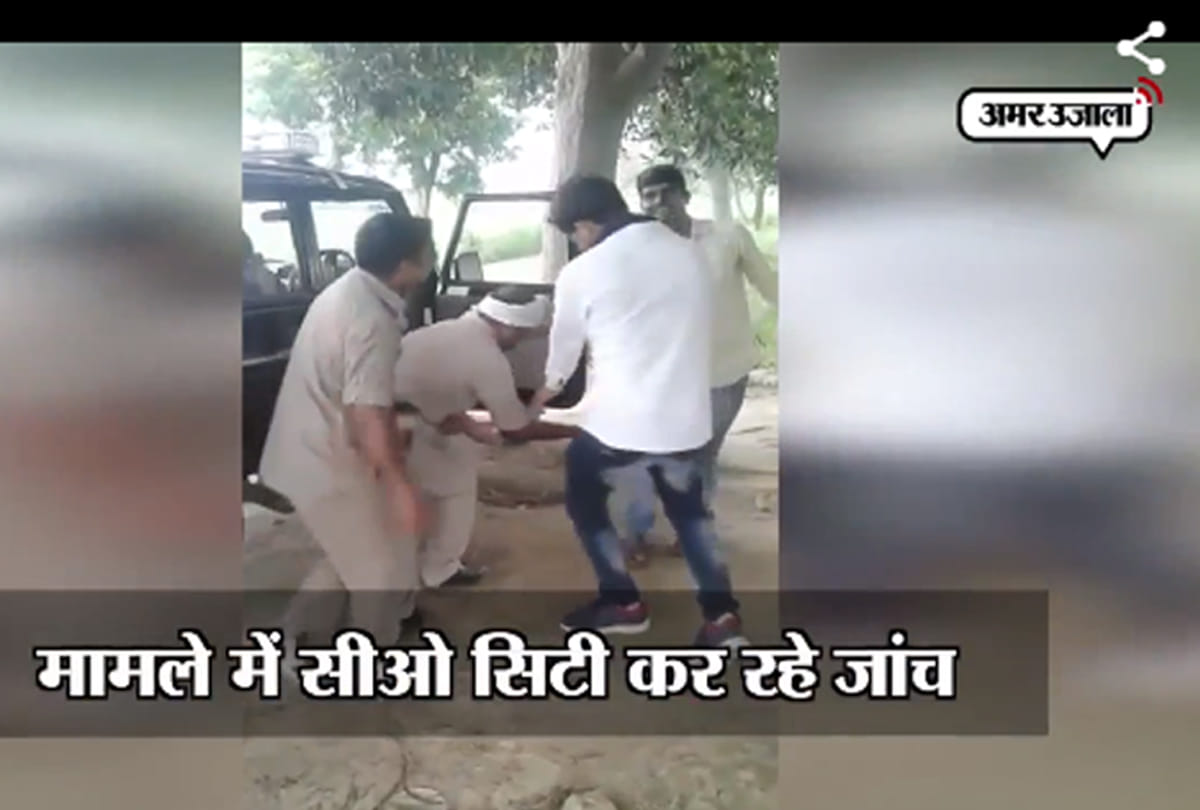 Police man dancing video viral in auraiya