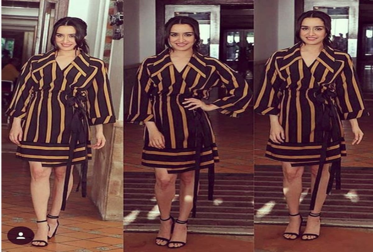 Shraddha Kapoor latest stripes outfit is stunning