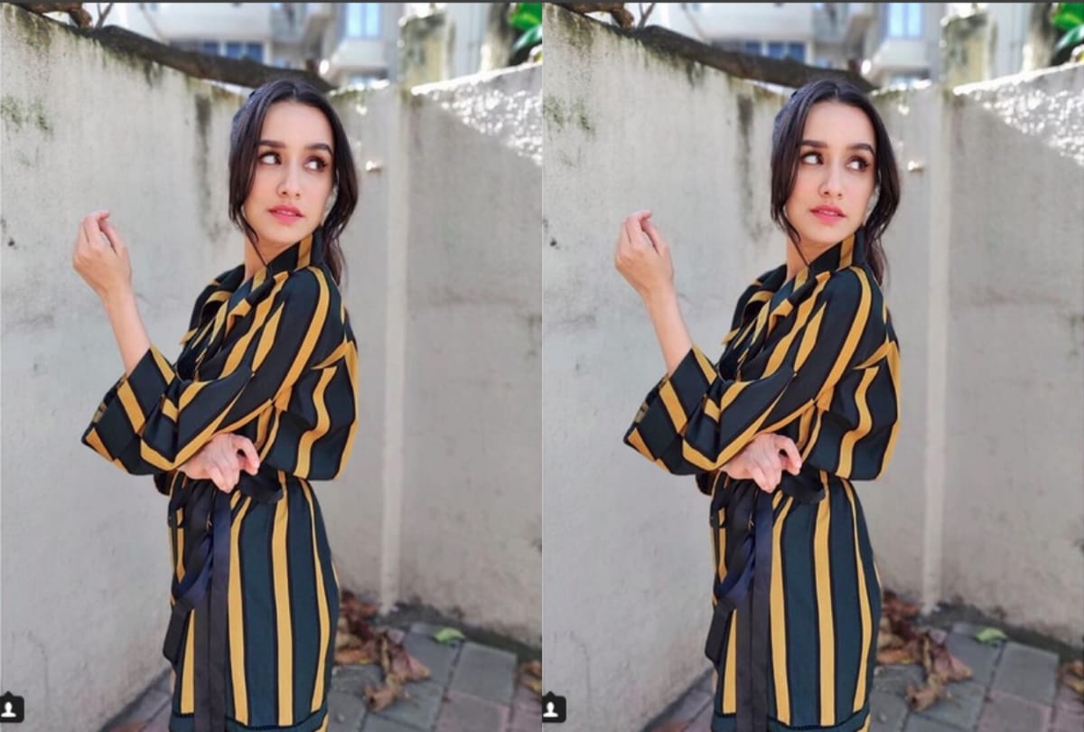 Shraddha Kapoor latest stripes outfit is stunning