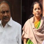 who is lying- defence minister nirmala sitharaman or ex. a k antony 