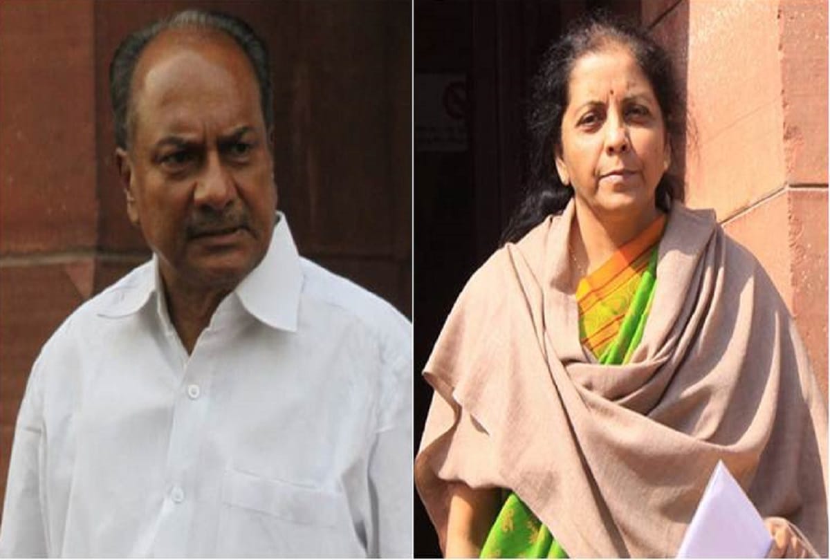 who is lying- defence minister nirmala sitharaman or ex. a k antony 