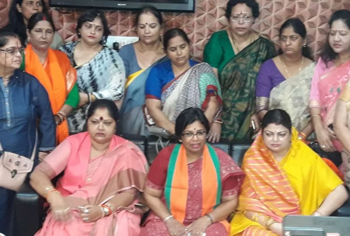 national president of BJP mahila morcha Vijaya Rahatkar in lucknow