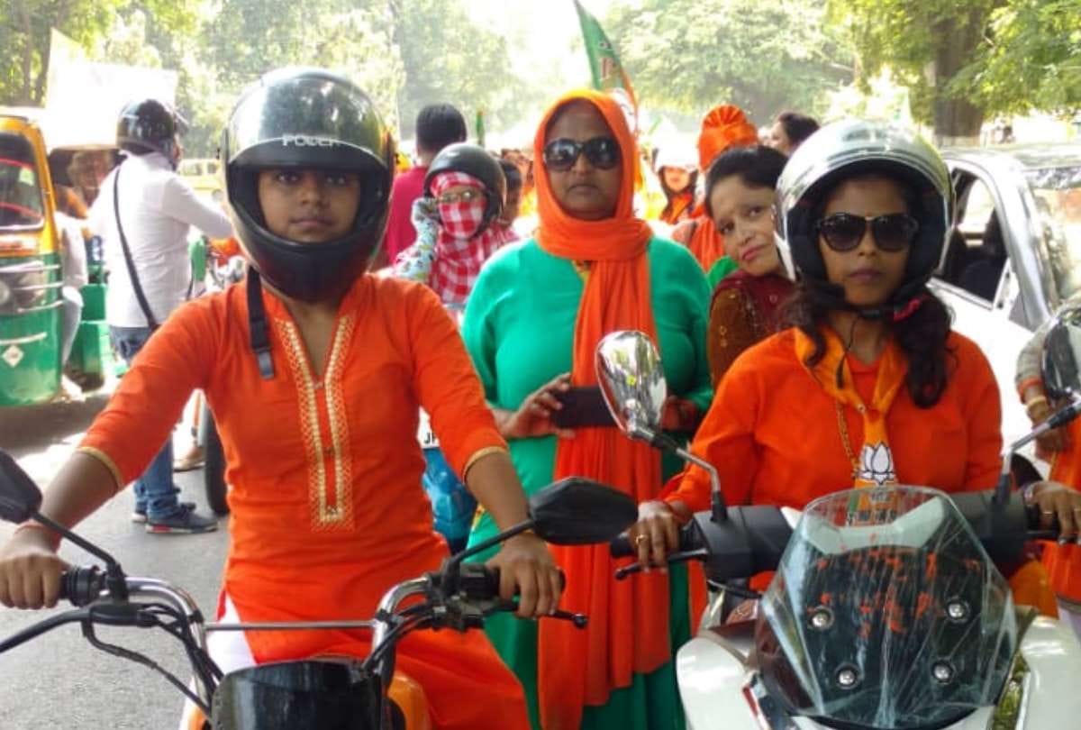 national president of BJP mahila morcha Vijaya Rahatkar in lucknow
