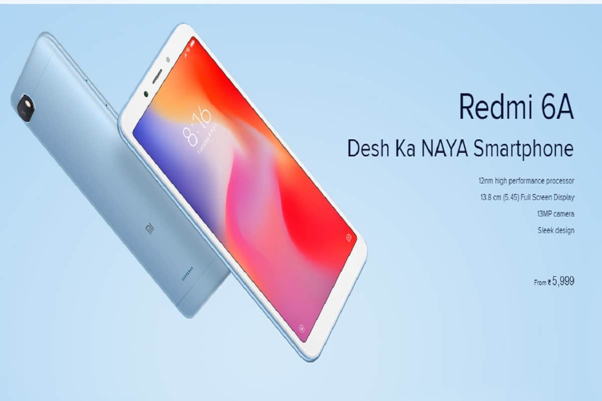 Xiaomi Redmi 6A Now availbale in Open sale, Price and specifications