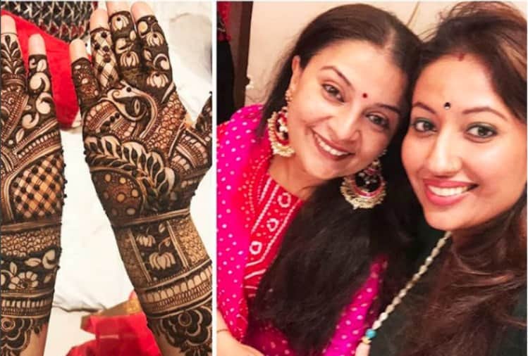 tv actress suchita trivedi ready to get marry look her mehandi pictures