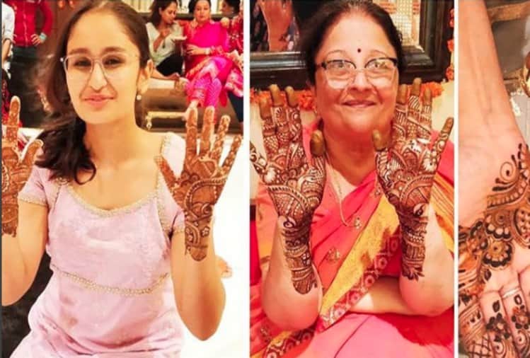 tv actress suchita trivedi ready to get marry look her mehandi pictures