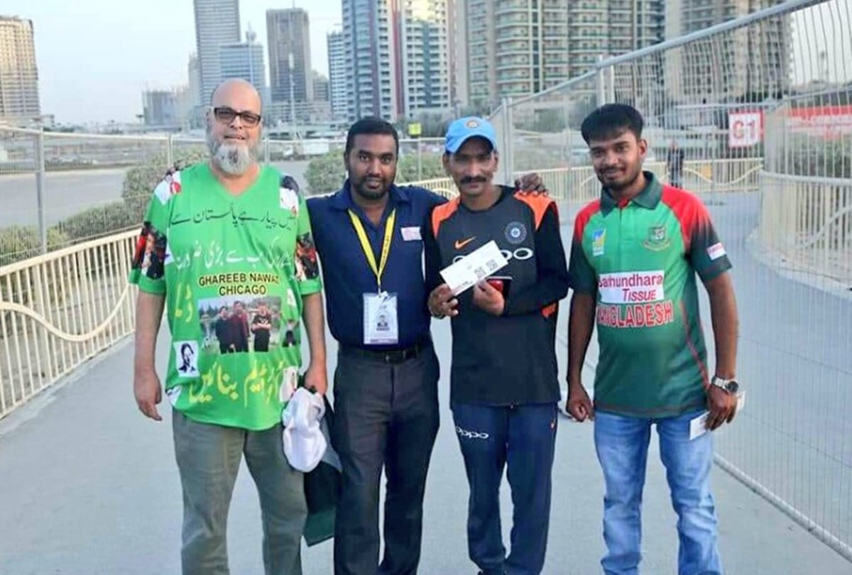 Asia Cupo 2018: Pakistani cricket chacha sponsored indias biggest fan sudhir gautam uae trip