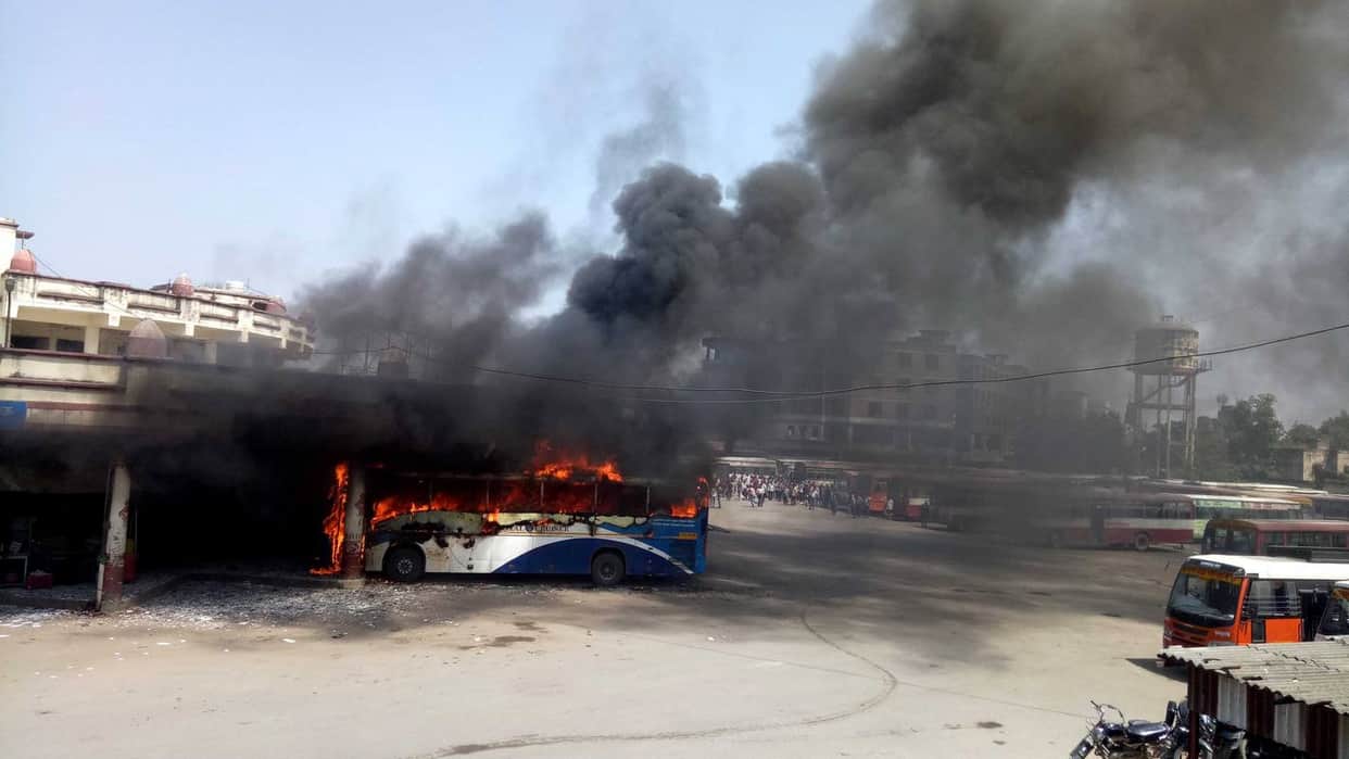 Know about that women who put fire in volvo bus