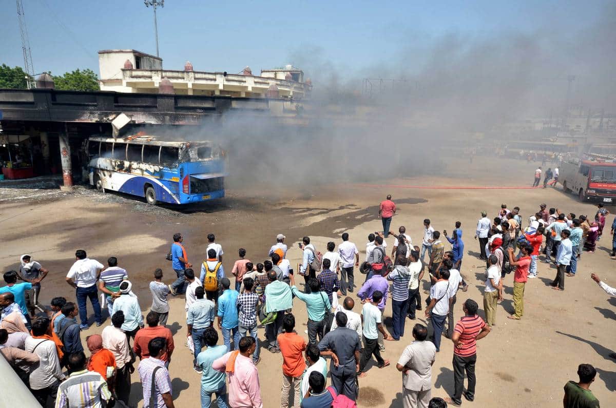 Know about that women who put fire in volvo bus