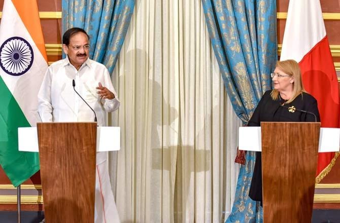 vice president naydu reached romania,south-east Europe strong relation is agenda