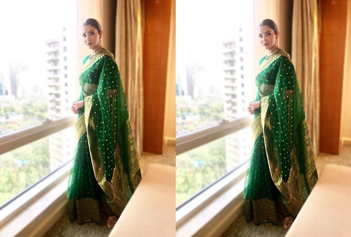 Sawan 2023 bollywood actress in green saree Madhuri Dixit to janhvi kapoor