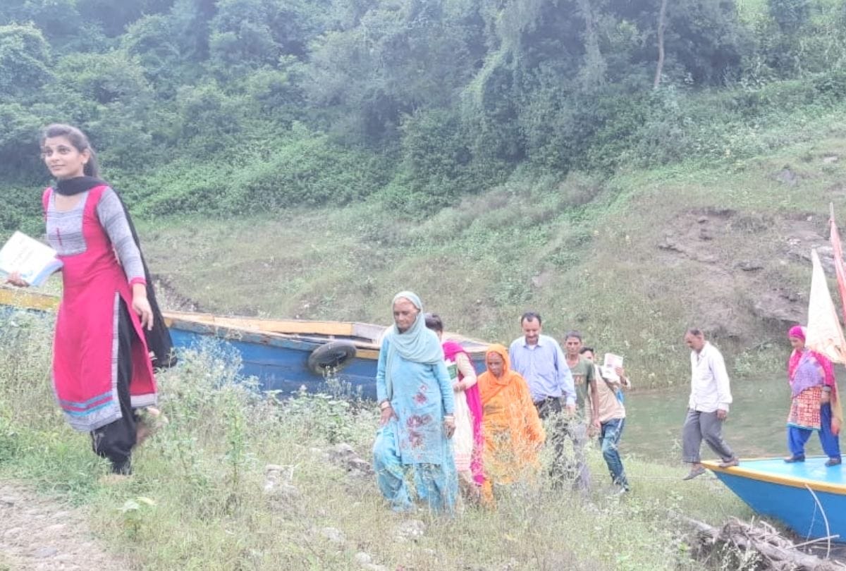 Story of Lurhad village Bilaspur Himachal where people living in island govind sagar lake bilaspur