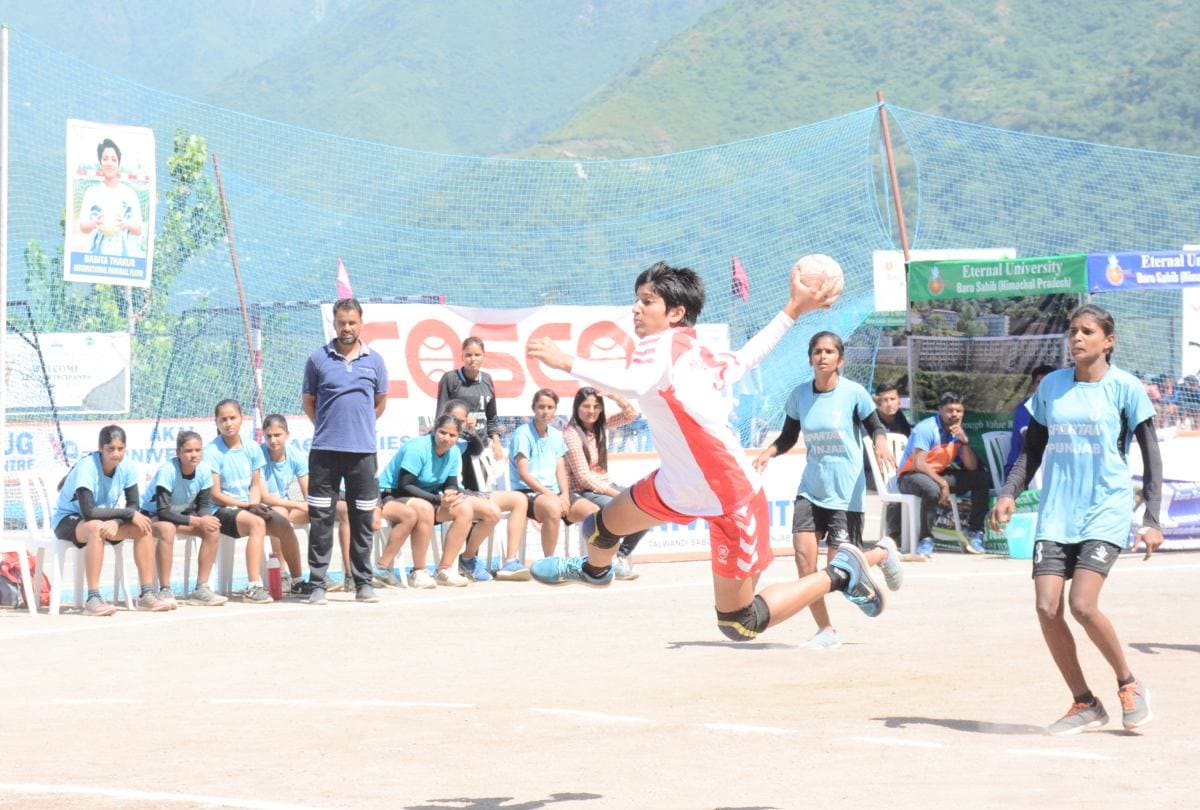 Himachal team reached quarter finals of National Women Handball Championship